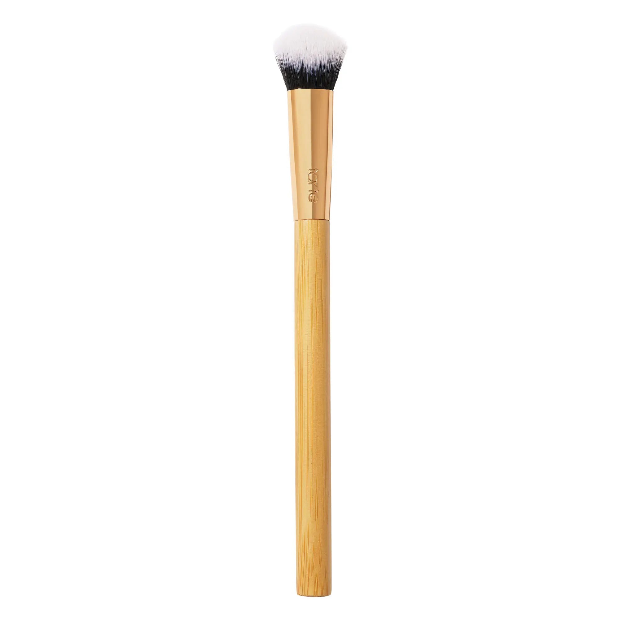 concealer paw brush - angled for seamless application