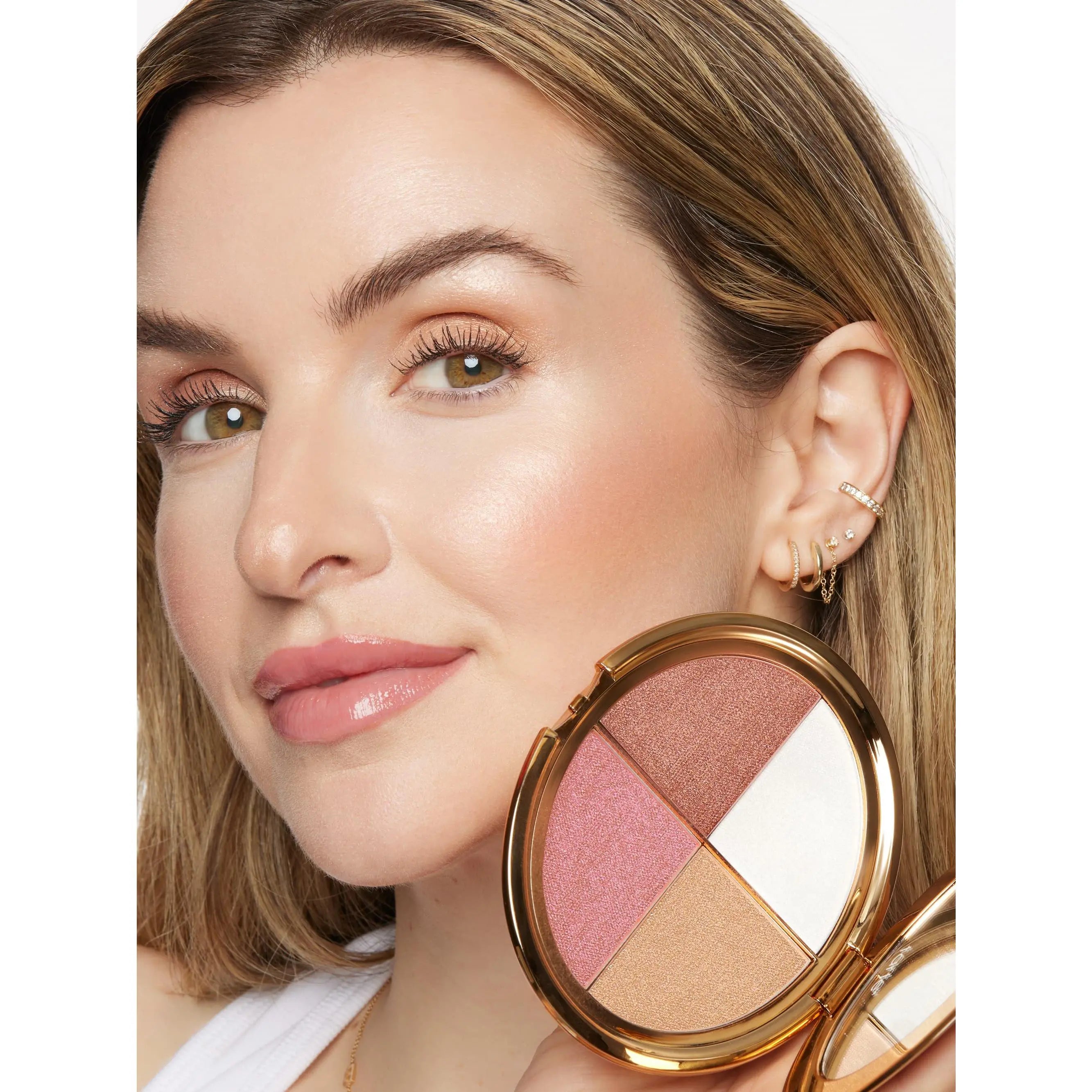 Multi Use Eye and Cheek Palette with Shimmer and Matte Shades