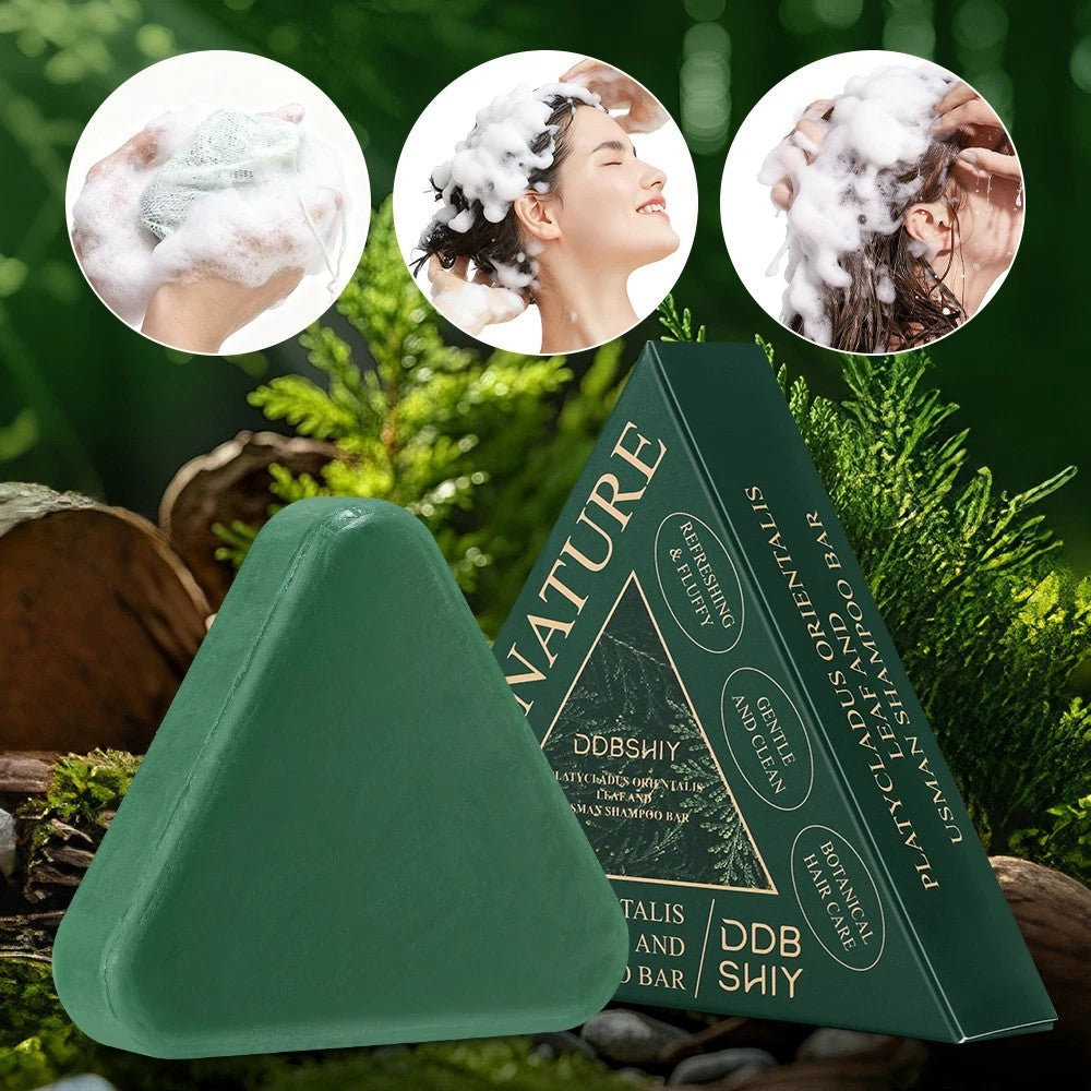 Natural Herbal Shampoo Soap – Scalp Care & Deep Oil Control