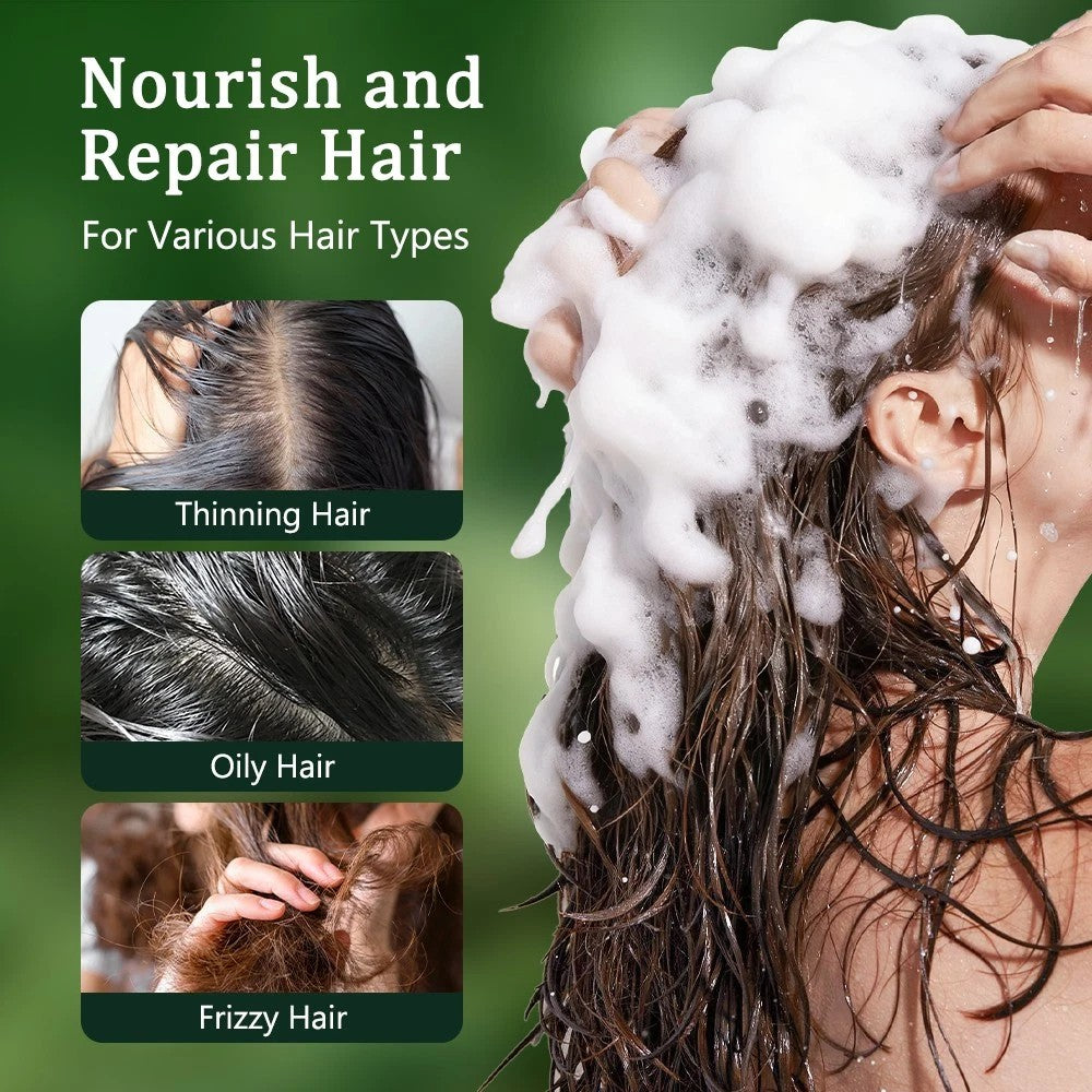 Natural Herbal Shampoo Soap – Scalp Care & Deep Oil Control