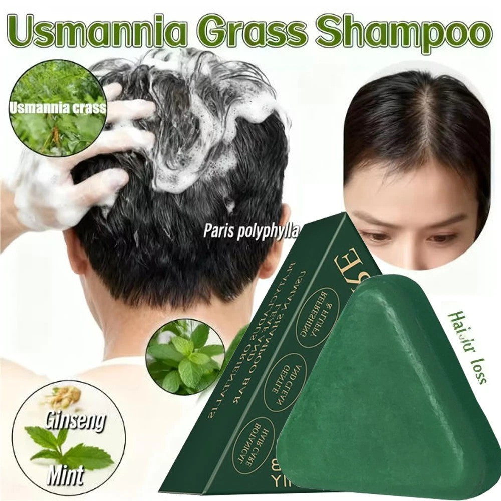 Natural Herbal Shampoo Soap – Scalp Care & Deep Oil Control