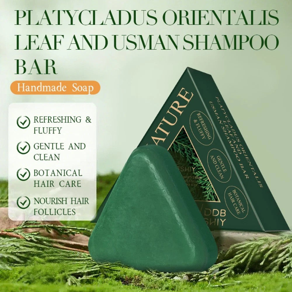 Natural Herbal Shampoo Soap – Scalp Care & Deep Oil Control
